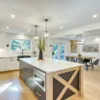 Short-term rental staging in Calgary with modern furniture and welcoming interior design